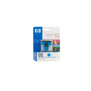 HP Genuine 02 Cyan Ink Cartridge C8771WA