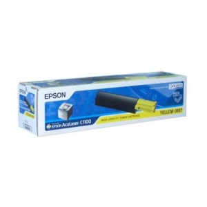 Epson AcuLaser CX11N CX11NF C1100 Yellow Toner C13S050187