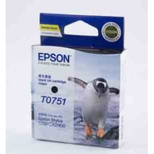 Epson Genuine T0751 Black Ink Cartridge