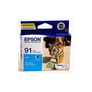 Epson T1072 (91N) Genuine Cyan Ink Cartridge